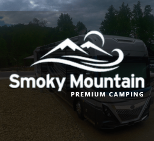 RV at Smoky Mountain premium camping site.