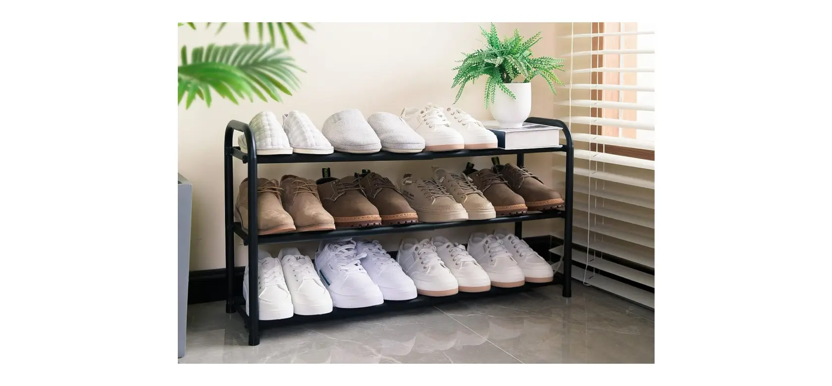 3 Tier Expandable Rv Shoe Rack