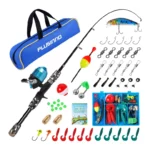 kids fishing pole set