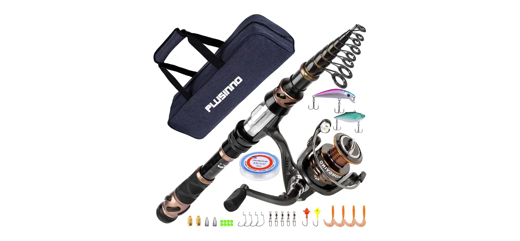 Telescopic Fishing Rod Reel Combo