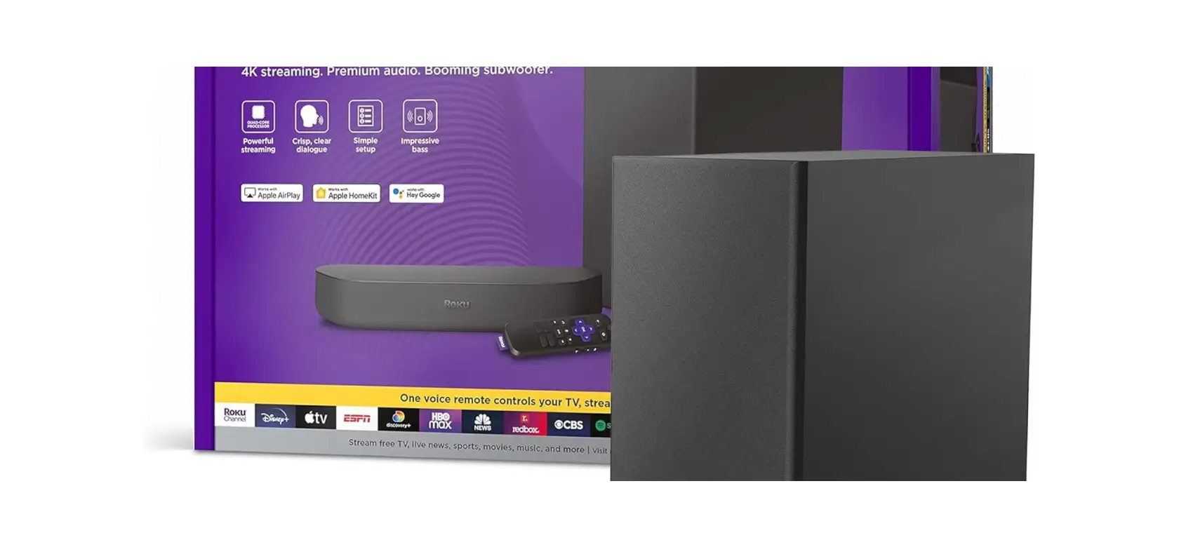 Rv Roku Streambar Wireless Soundbar Subwoofer